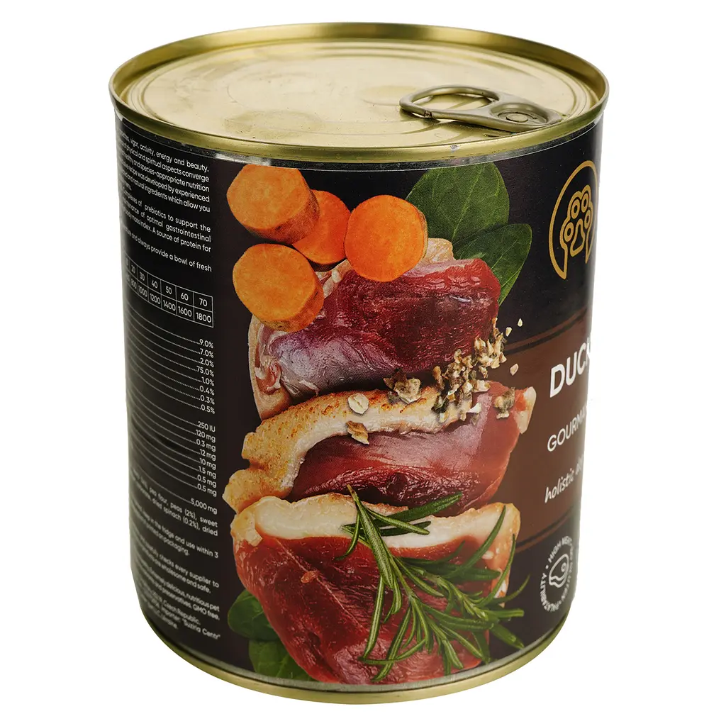 Вологий корм Savory Gourmand Duck для собак всіх порід 800г