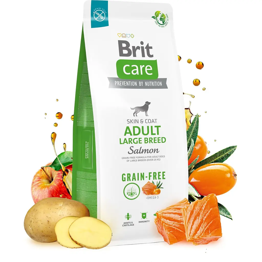 Сухий корм Brit Care Dog Grain-free Adult Large Breed для собак великих та гігантських порід 3кг