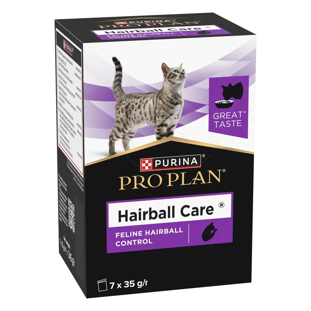 Ветеринарна добавка Pro Plan Hairball Care для природного виведення шерсті у котів, 35 г