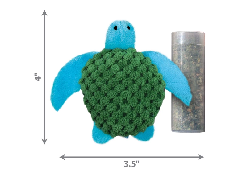 Kong Refillables Turtle Іграшка для котів Черепаха із котячою м'ятою