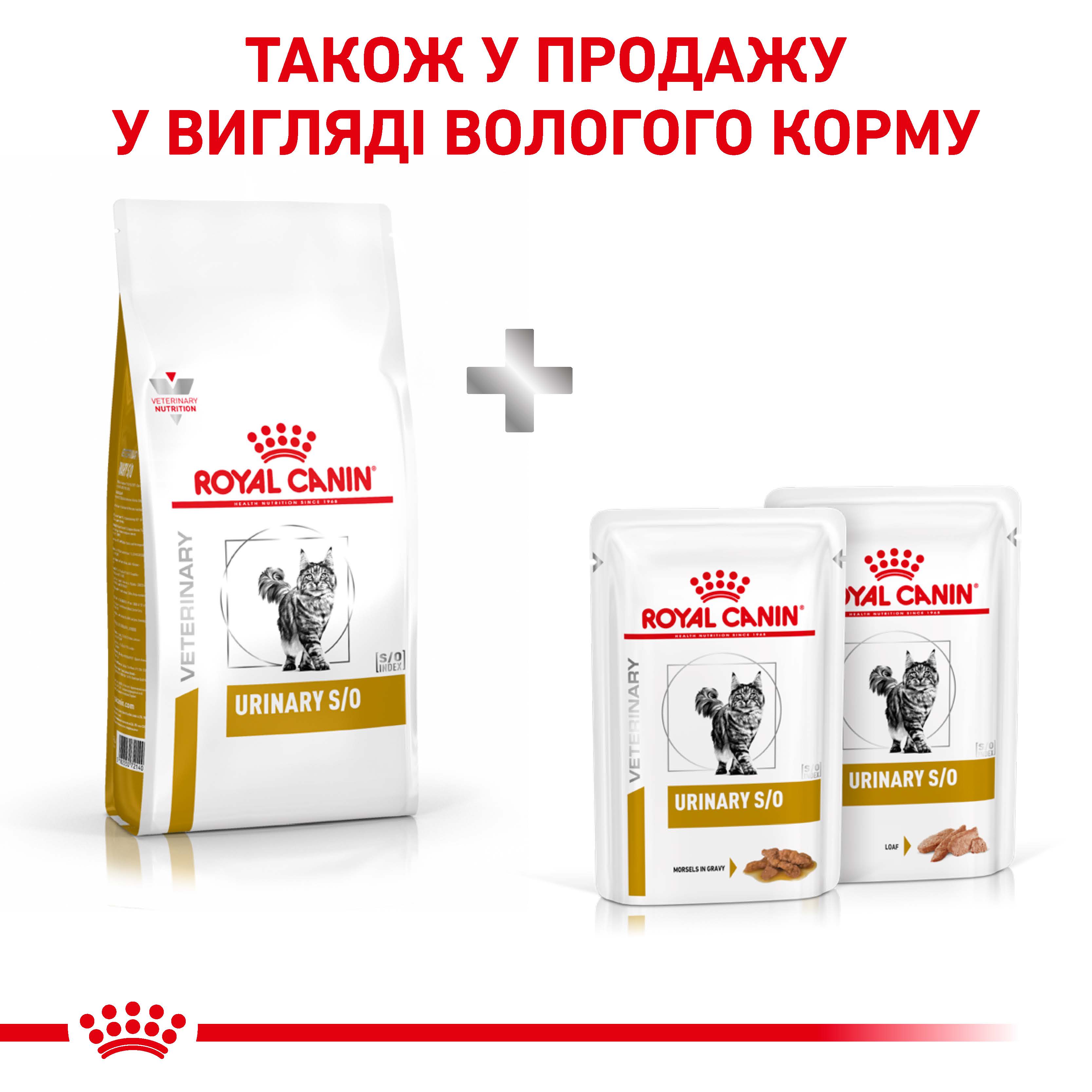 Сухий корм Royal Canin Urinary S/O для котів при захворюваннях сечовивідних шляхів 400 г