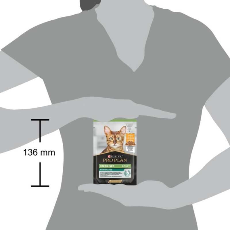 Вологий корм Purina Pro Plan Sterilised для стерилізованих котів з куркою ,85 г