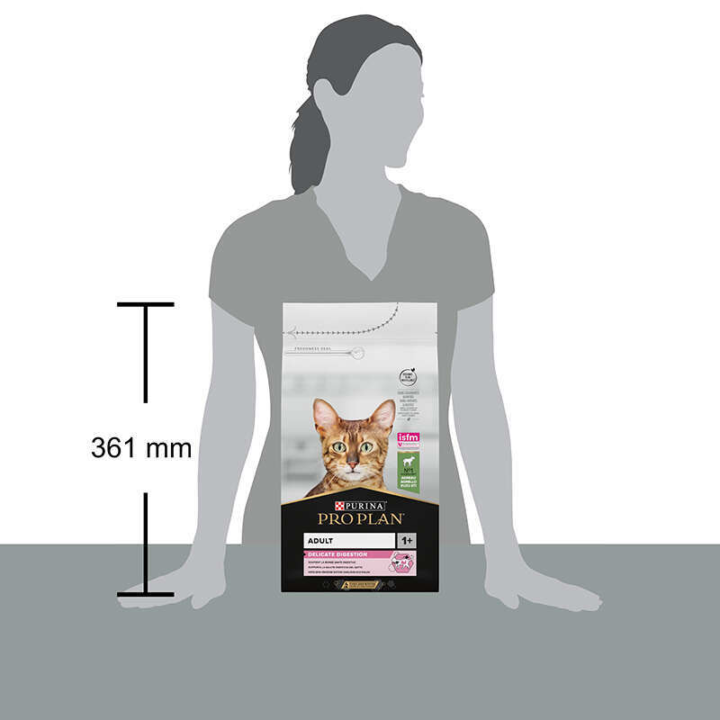 Сухий корм Purina Pro Plan Cat Adult Delicate Digestion Lamb для котів з чутливим травленням з ягням 3 кг